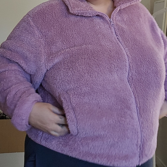 (2 for$60)Old Navy Sherpa Sweater Fuzzy Soft Zip up XL - Picture 14 of 14